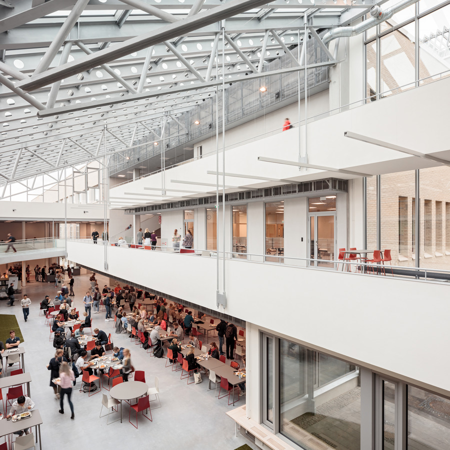 View of the student restaurant in Myyrmäki campus