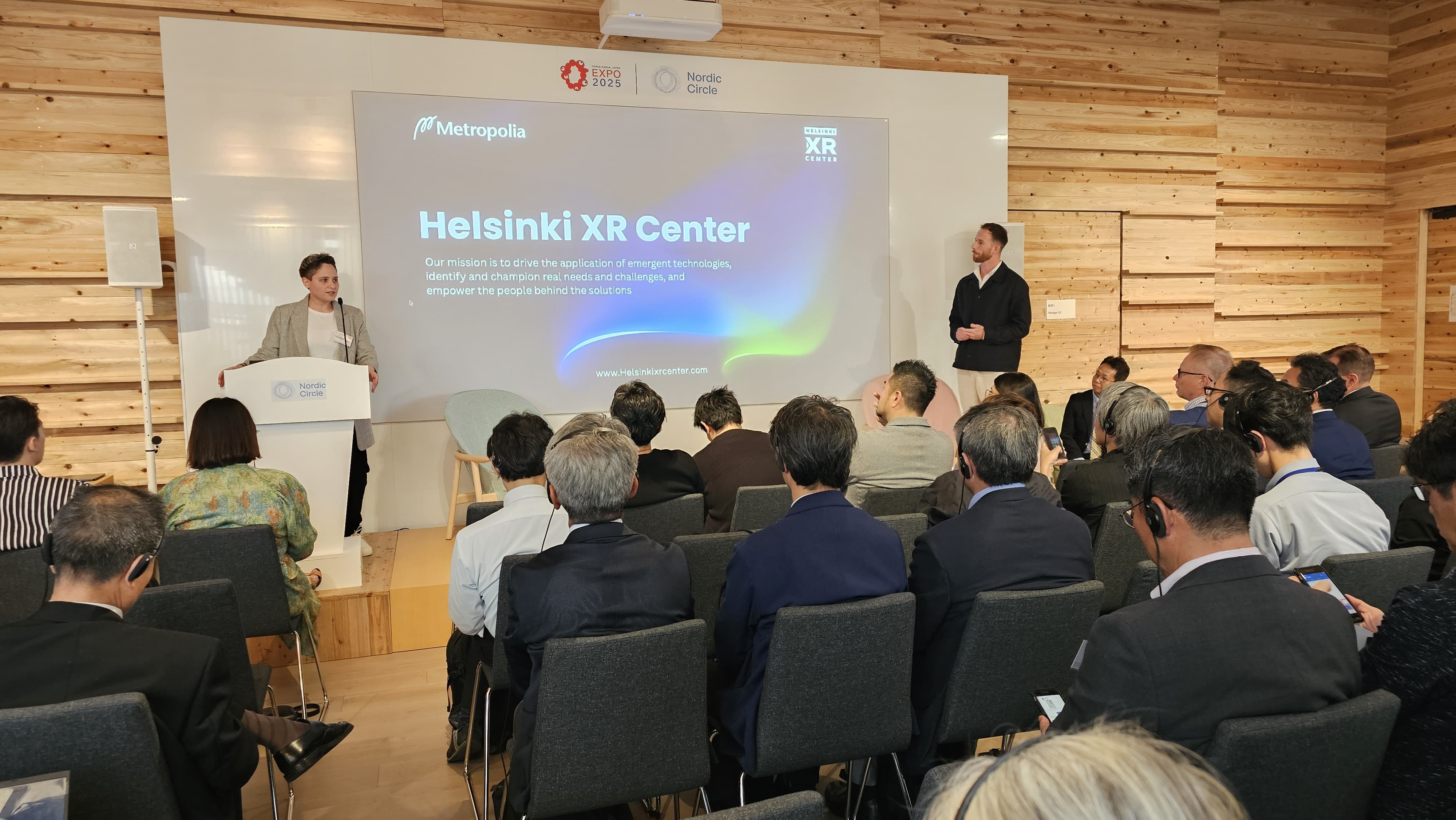 keynote-puheenvuoro herätteli tapahtuman osallistujia pohtimaan, minkälaista tulevaisuutta haluamme uusien teknologioiden avulla rakentaa