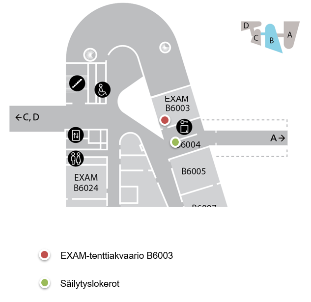 B-building 6th floor floormap