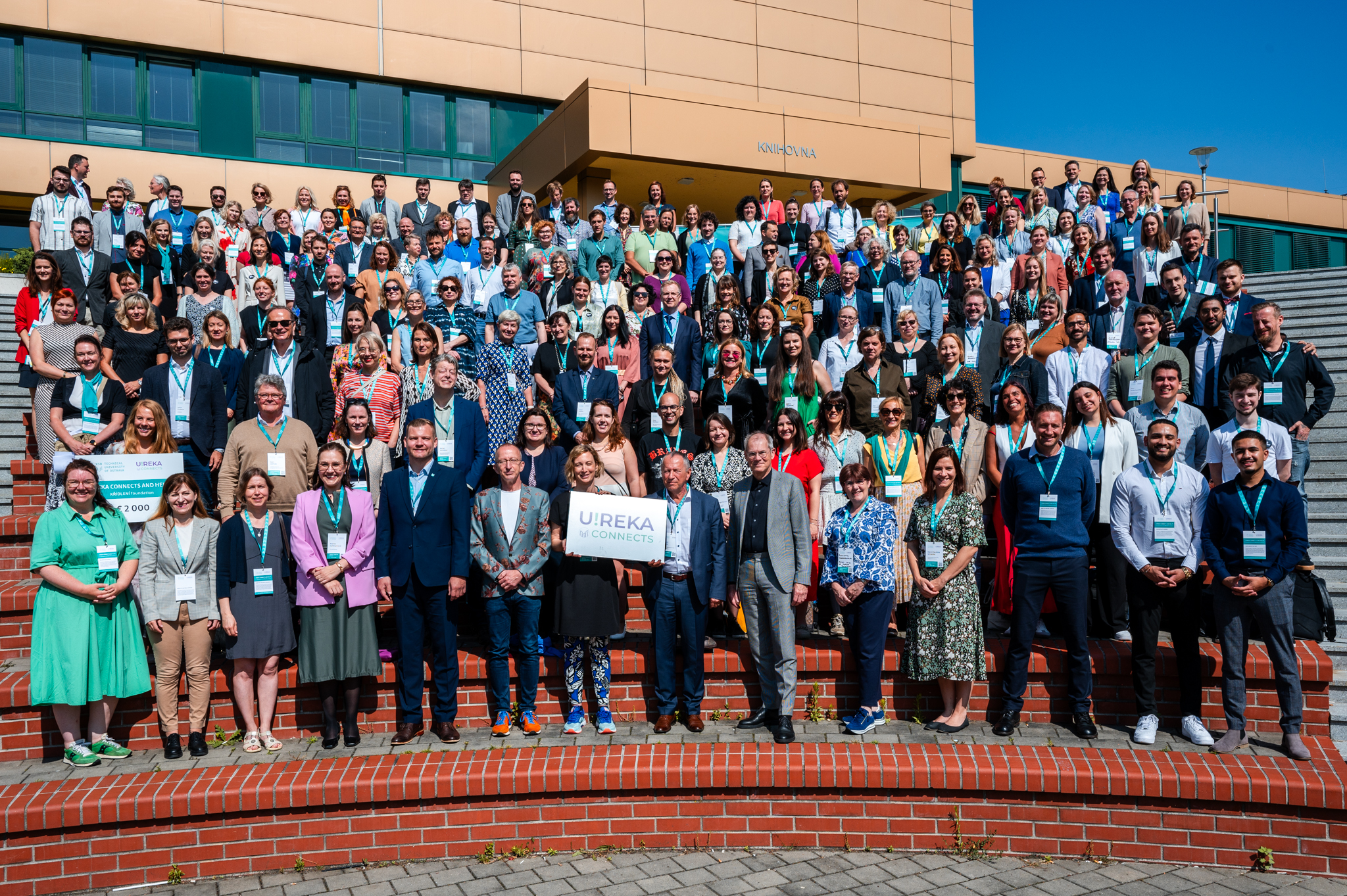 A group photo of the U!REKA Connects 2024 participants
