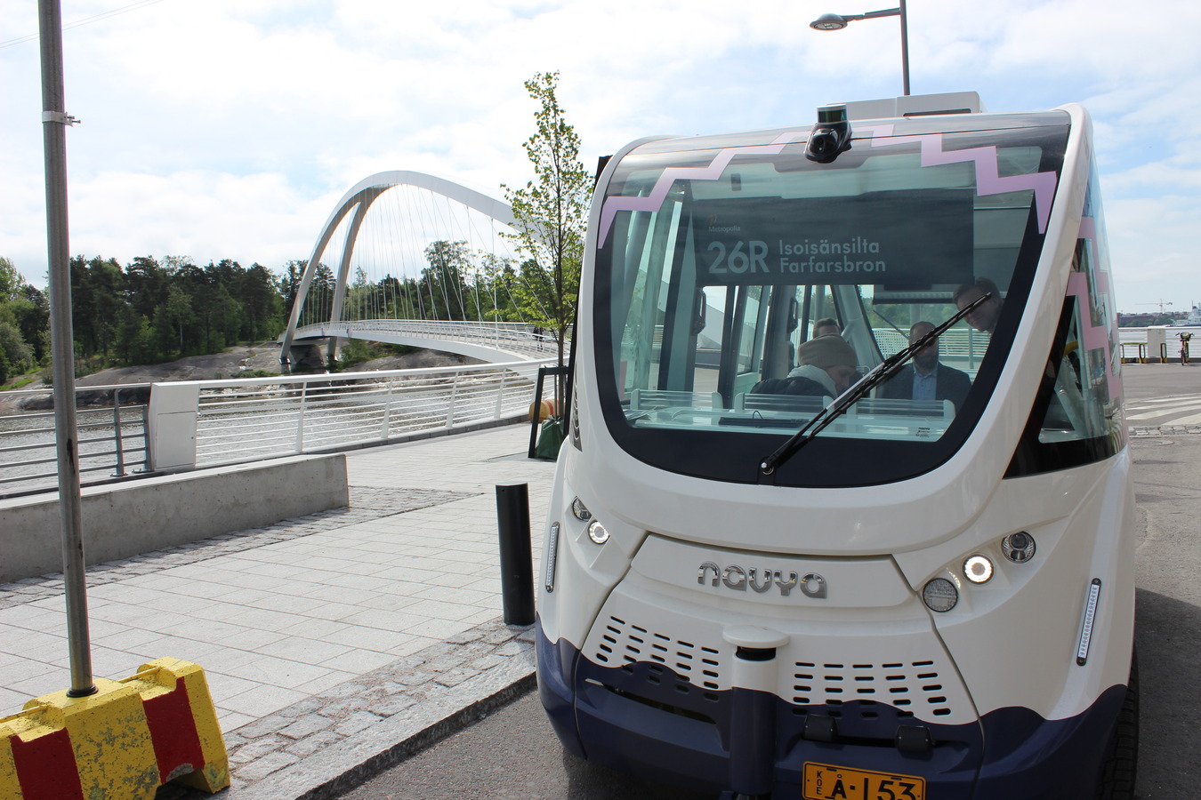 A robot bus.