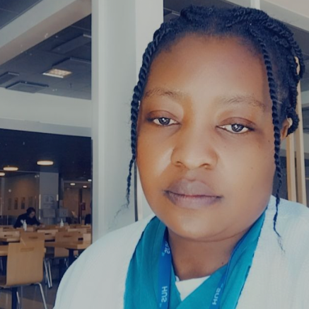 Nursing Student Sharon Adje.