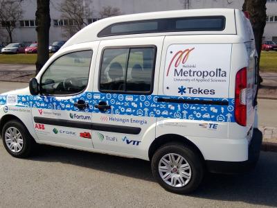 Inductive charging testing for the Fiat Doblo electric car was designed and developed in 2014.